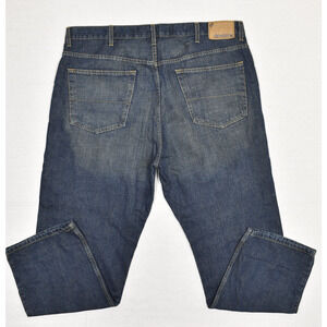 Levi's Denizen Men's Cotton Blend Blue Size 42x30 Zip 285 Relaxed Straight Denim